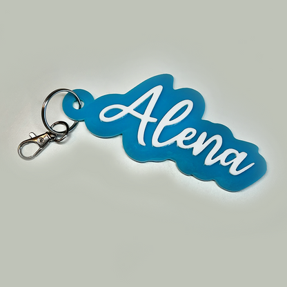 Personalized Bag Tag Keychain